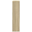 radiatorskjuler 78x20x82 cm konstrueret træ sonoma-eg