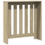 radiatorskjuler 78x20x82 cm konstrueret træ sonoma-eg