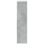 radiatorskjuler 78x20x82 cm konstrueret træ betongrå