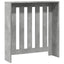 radiatorskjuler 78x20x82 cm konstrueret træ betongrå
