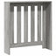 radiatorskjuler 78x20x82 cm konstrueret træ grå sonoma-eg