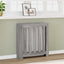 radiatorskjuler 78x20x82 cm konstrueret træ grå sonoma-eg
