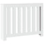 radiatorskjuler 104x20x82 cm konstrueret træ hvid