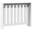 radiatorskjuler 104x20x82 cm konstrueret træ hvid