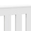 radiatorskjuler 104x20x82 cm konstrueret træ hvid