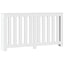 radiatorskjuler 149x20x82 cm konstrueret træ hvid