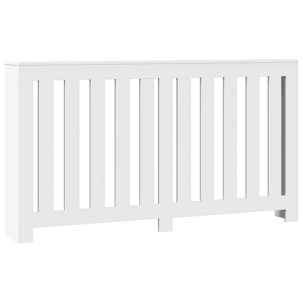 radiatorskjuler 149x20x82 cm konstrueret træ hvid