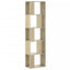 bogreol 45x23,5x162,5 cm 5 hylder konstrueret træ sonoma-eg