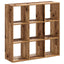 bogreol 102x32x102 cm konstrueret træ antikt træ