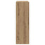 bogreol 102x32x102 cm konstrueret træ egetræsfarve