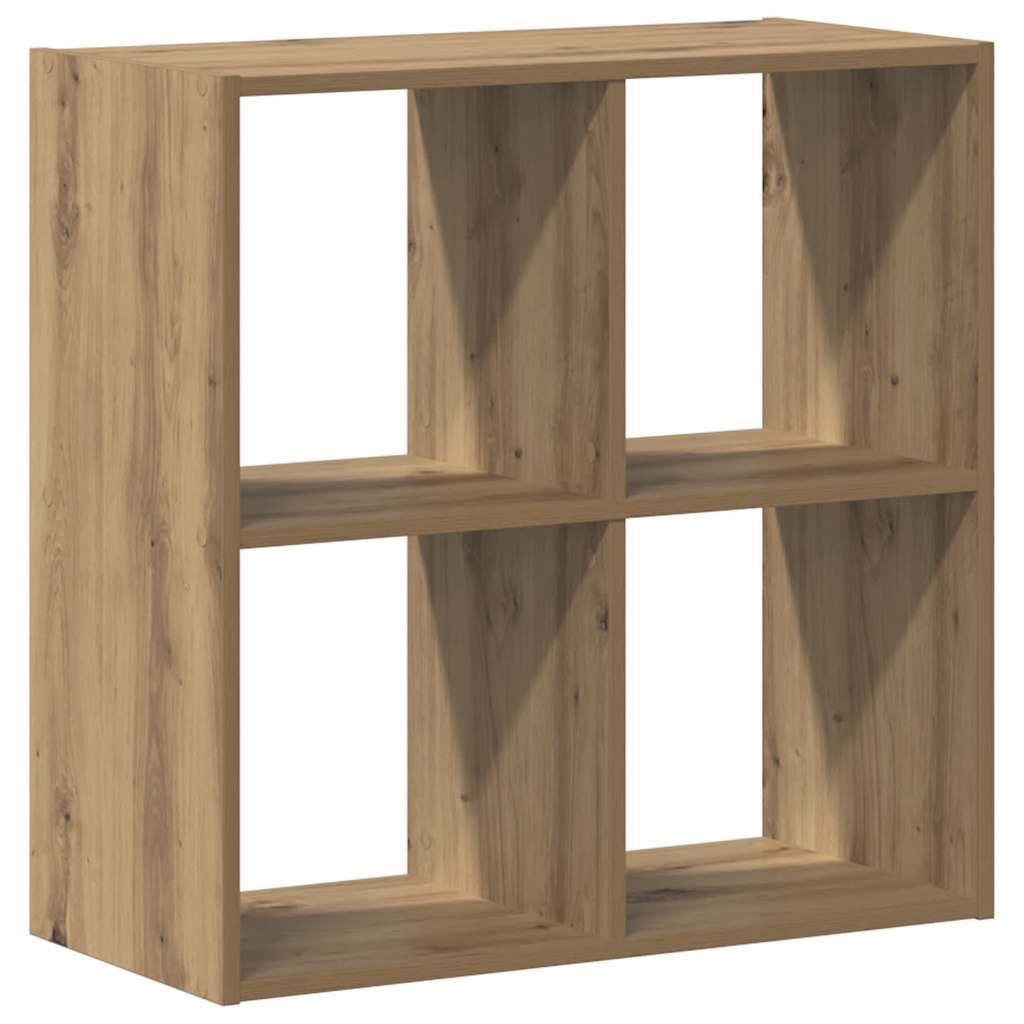 skab 68,5x32x68,5 cm konstrueret træ egetræsfarve