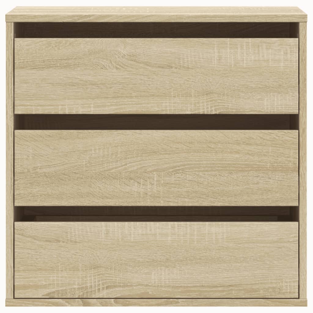 kommode til hjørne 60x41x58 cm konstrueret træ sonoma-eg