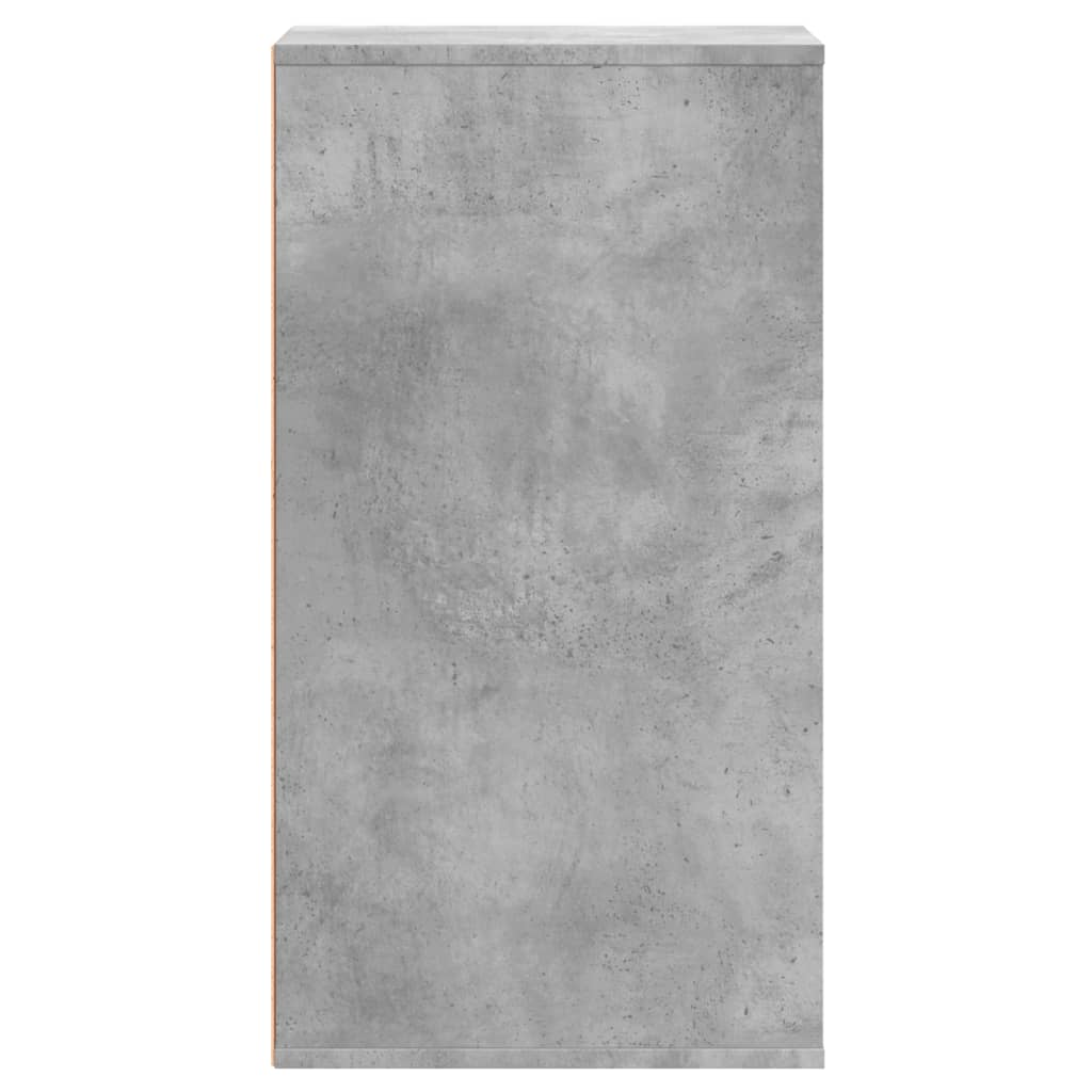 kommode til hjørne 40x41x76 cm konstrueret træ betongrå
