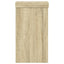 plantestativer 2 stk. 10x10x18 cm konstrueret træ sonoma-eg