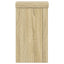 plantestativer 2 stk. 10x10x18 cm konstrueret træ sonoma-eg