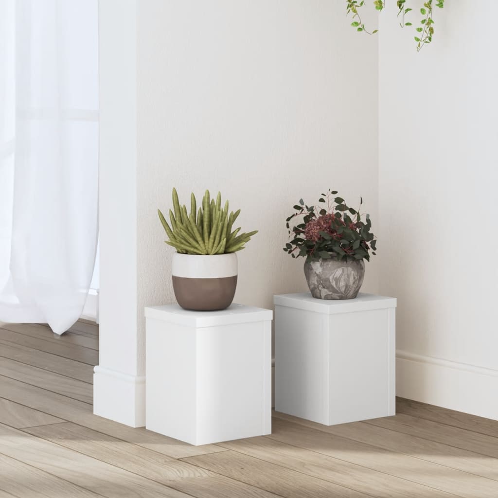 plantestativer 2 stk. 15x15x20 cm konstrueret træ hid billede