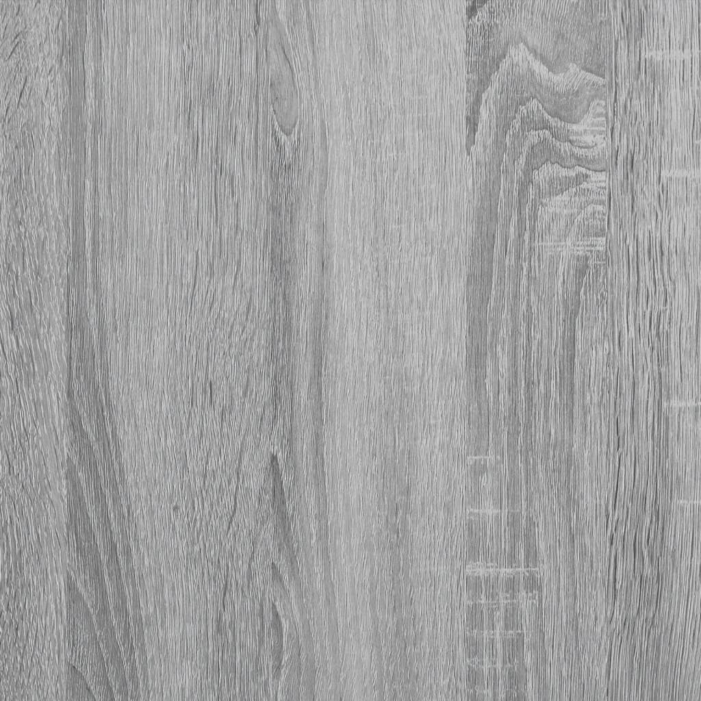 plantestativer 2 stk. 15x15x20 cm konstrueret træ grå sonoma-eg