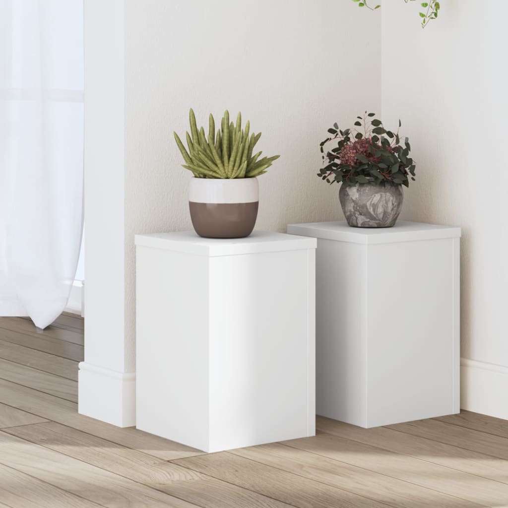 plantestativer 2 stk. 20x20x30 cm konstrueret træ hid billede