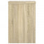 plantestativer 2 stk. 20x20x30 cm konstrueret træ sonoma-eg