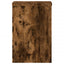 plantestativer 2 stk. 25x25x35 cm konstrueret træ røget eg