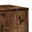 plantestativer 2 stk. 30x30x50 cm konstrueret træ røget eg