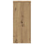 plantestativer 2 stk. 30x30x70 cm konstrueret træ egetræsfarvet