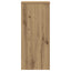 plantestativer 2 stk. 30x30x70 cm konstrueret træ egetræsfarvet