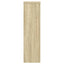 plantestativer 2 stk. 17x17x60 cm konstrueret træ sonoma-eg