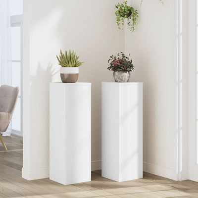 plantestativer 2 stk. 25x25x80 cm konstrueret træ hid