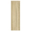 plantestativer 2 stk. 25x25x80 cm konstrueret træ sonoma-eg