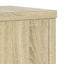 plantestativer 2 stk. 25x25x80 cm konstrueret træ sonoma-eg