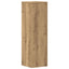 plantestativer 2 stk. 25x25x80 cm konstrueret træ egetræsfarvet