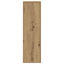 plantestativer 2 stk. 25x25x80 cm konstrueret træ egetræsfarvet