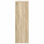 plantestativ 33x33x100 cm konstrueret træ sonoma-eg