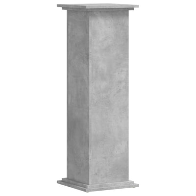 plantestativ 33x33x100 cm konstrueret træ betongrå