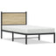 sengeramme uden madras 75x190 cm metal sonoma-eg