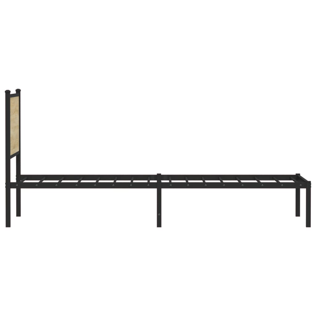 sengeramme uden madras 80x200 cm metal sonoma-eg
