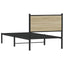 sengeramme uden madras 80x200 cm metal sonoma-eg