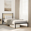 sengeramme uden madras 90x190 cm metal sonoma-eg