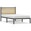 sengeramme uden madras 100x190 cm metal sonoma-eg