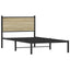 sengeramme uden madras 107x203 cm metal sonoma-eg