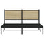 sengeramme uden madras 137x190 cm sonoma-eg
