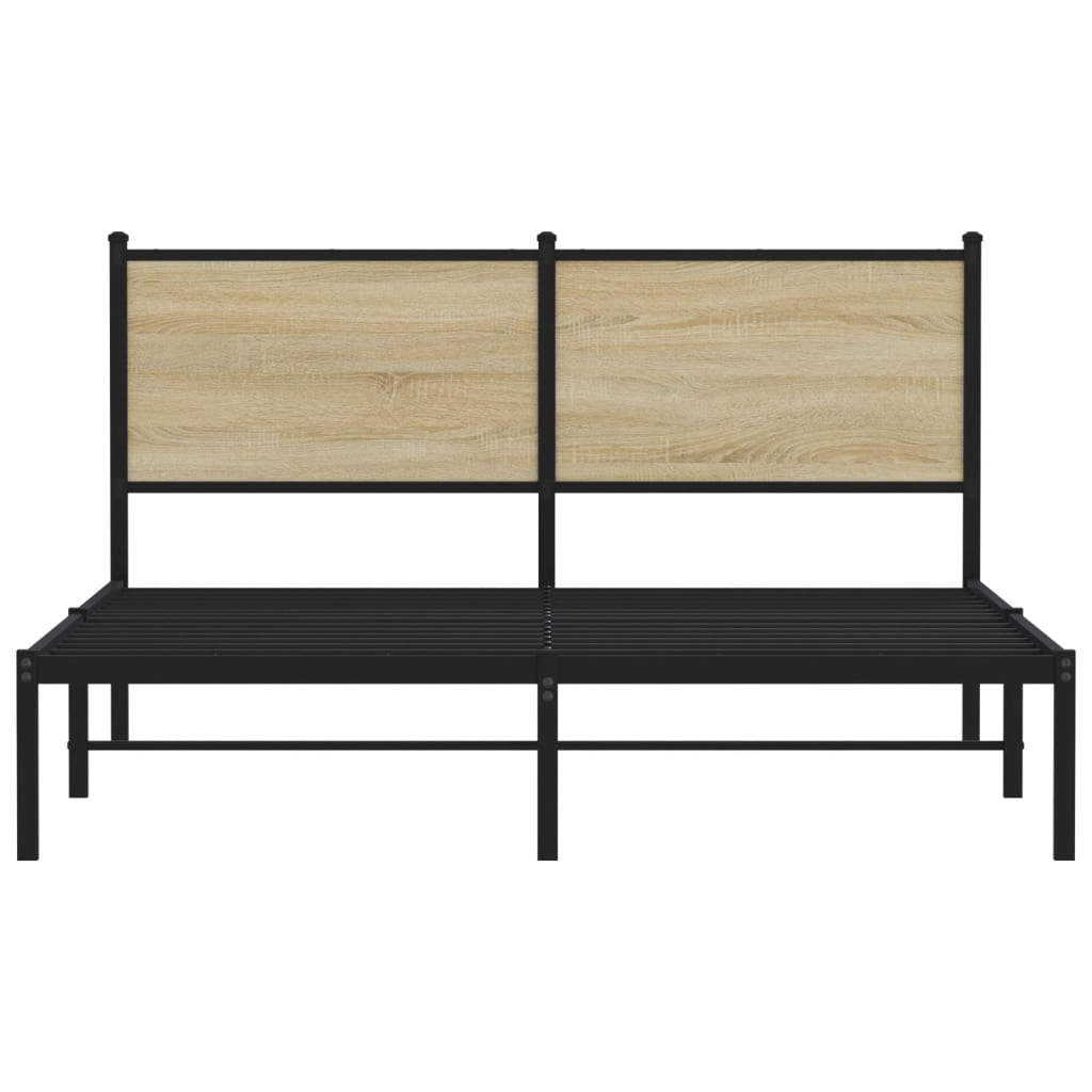 sengeramme uden madras 137x190 cm sonoma-eg