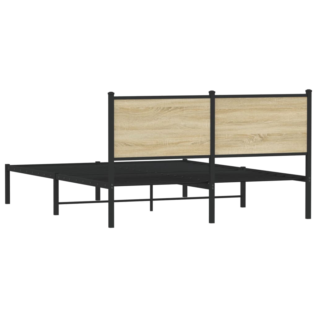 sengeramme uden madras 137x190 cm sonoma-eg