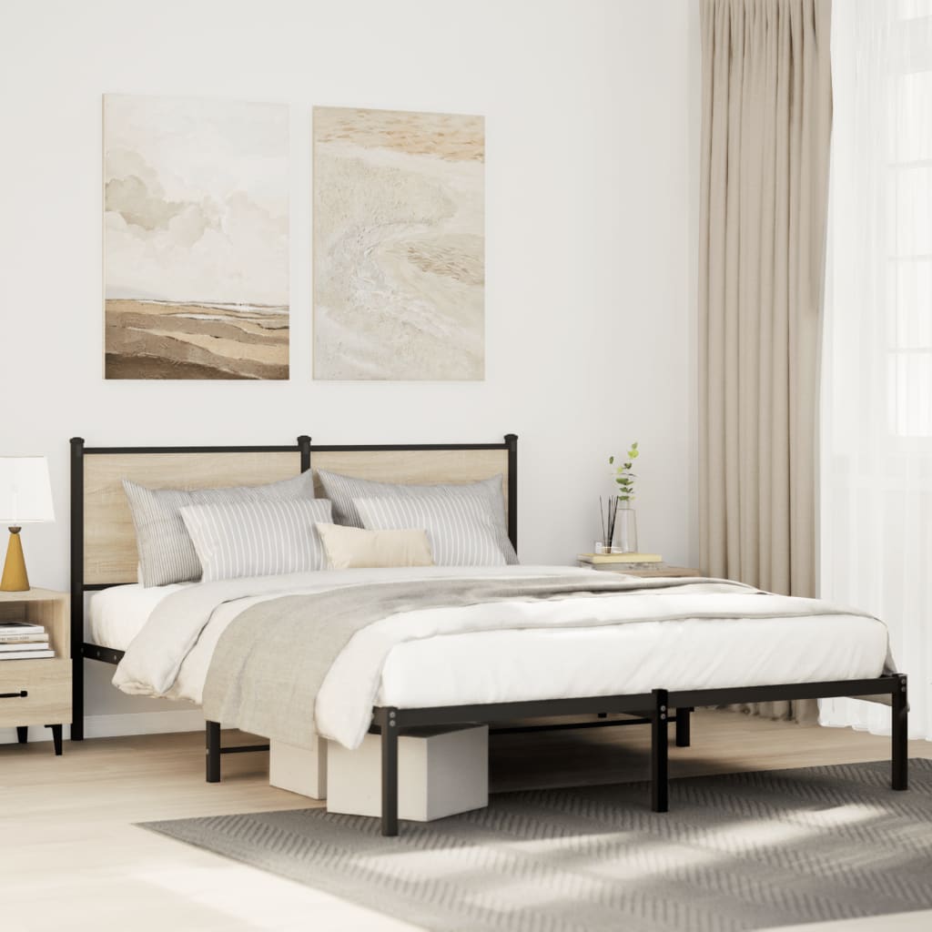 sengeramme uden madras 137x190 cm sonoma-eg