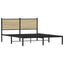 sengeramme uden madras 140x190 cm metal sonoma-eg