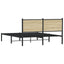 sengeramme uden madras 140x190 cm metal sonoma-eg