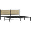 sengeramme uden madras 160x200 cm metal sonoma-eg