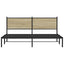 sengeramme uden madras 183x213 cm metal sonoma-eg