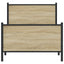 sengeramme uden madras 90x200 cm metal sonoma-eg
